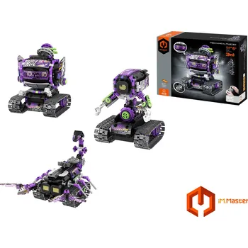 Stavebnice Cheva iM.Master Stavebnice robot s čepicí 3v1 RC na dálkové ovládání 17x16,6x20,6 cm