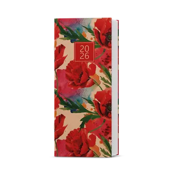 Diář Diář 2026 měsíční Božka-kraft Máky