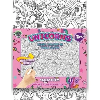 ubrus Papírový ubrus Splat Planet 190 cm x 110 cm obdélníkový