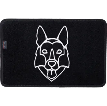 Miska pro psa Textilní podložka pod misku (cestovní) Max-Dywanik černá 1 l