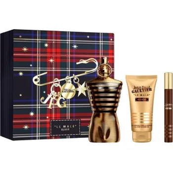 Parfém Jean Paul Gaultier Le Male Elixir Dárková sada EDP 125 ml, sprchový gel 75 ml a miniaturka EDP 10 ml