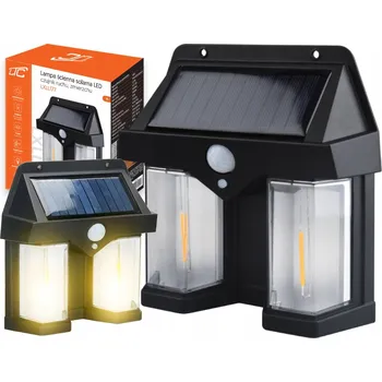 Nástěnné svítidlo Nástěnné svítidlo LTC černé, integrovaný LED zdroj 10 W