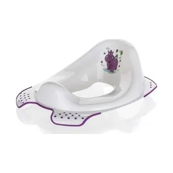 Nočník KEEEPER WC sedátko s protiskluzovými prvky 30 x 40 x 15 cm, HIPPO bílé