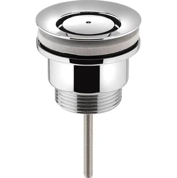 Sapho Umyvadlová výpust 5/4“, neuzavíratelná, design zátka, 3-65mm, chrom