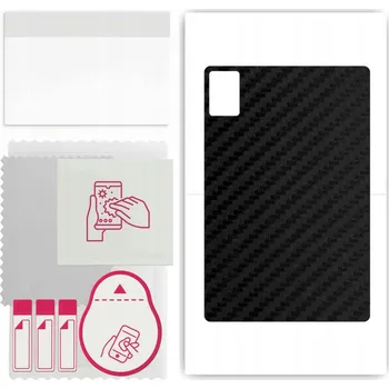 Pouzdro na mobilní telefon Fólie na zadní stranu pro Lenovo Idea Tab 5G - Carbonová barva