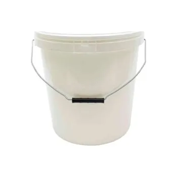 Podlahový mycí stroj Vědro 20L PH s víkem bílé, na potraviny, s pojistkou