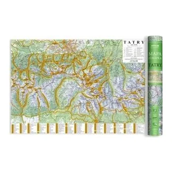 Cestování Mapa zdrapka - Tatry 1:50 000 - Praca zbiorowa