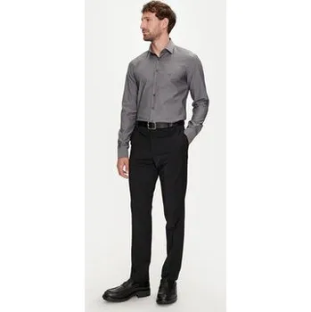Pánská košile Calvin Klein Košile K10K113165 Šedá Slim Fit 38