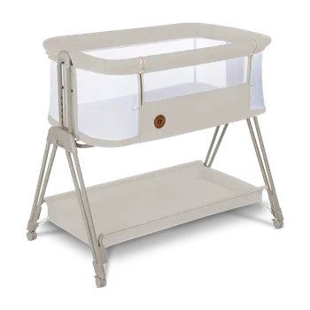 Dětská postýlka Lionelo Luna Přístavná Postýlka Beige Sand