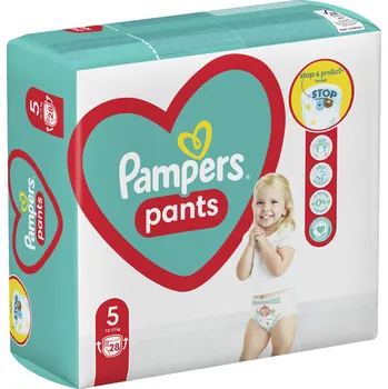 Plenkové kalhoty Plenkové Kalhotky Pampers Pants Velikost 5 28 ks