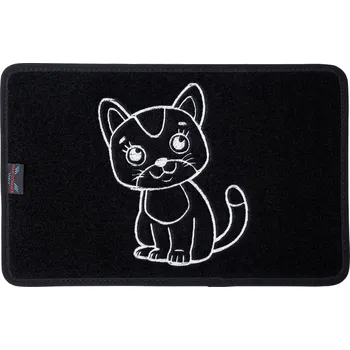 Miska pro psa Textilní podložka pod misku (cestovní) Max-Dywanik černá 1 l