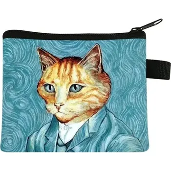 Peněženka Roztomilá mini peněženka s kočičím motivem | dětská peněženka - 6