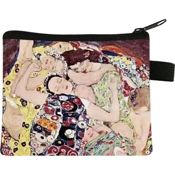 Peněženka Dámská malá peněženka s olejomalbou | malá kabelka - 4