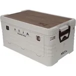 NCB4002 SKLÁDACÍ BOX S VÍKEM A DŘEVĚNOU DESKOU 2V1 32L NILS CAMP