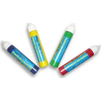 Speciální výtvarná barva Barva na textil 3D pufovací s aplikátorem 20g červená