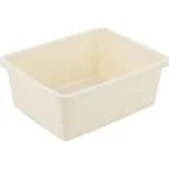PLASTOVÁ OBDÉLNÍKOVÁ MÍSA 37X30CM 11L KRÉMOVÁ -BEN