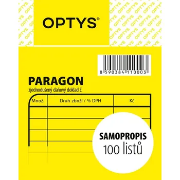 Tiskopis Obchodní paragon NCR