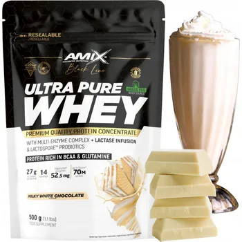 Protein Syrovátkový Koncentrát WPC Pure Whey Digezyme Bílá Čokoláda 500 g