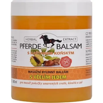 Tělové mléko VIVACO PFERDE BALSAM masážní balzám s včelím jedem 500 ml