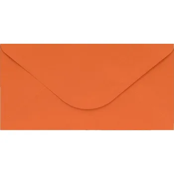 Obálka Ozdobné obálky DL Oranžové na pozvánky 50 Ks