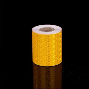 Reflexní páska samolepící - na oblečení, kolo atp., délka 3 m, šířka 5 cm - žlutá