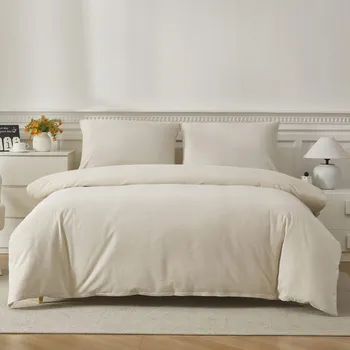 Povlečení Komplet 160x200 + 2 x 70x80 luxusního povlečení s lněným vláknem - stylové