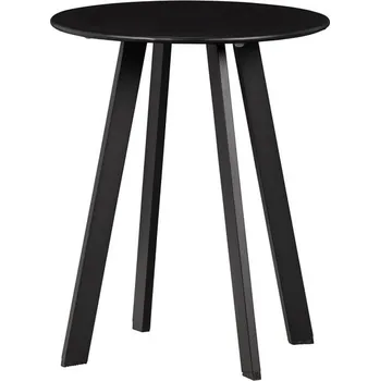 Konferenční stolek Černý zahradní odkládací stolek WOOOD Fer, ø 40 cm ID_1411155
