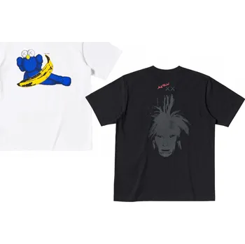 Pánské tenisky KAWS x Uniqlo Warhol UT Graphic 471321/476352 T-shirt Set White/Black XL