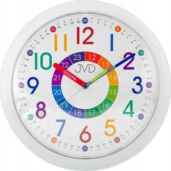 Hodiny Nástěnné hodiny JVD HP612.D14 Dobře čitelné, vhodné pro děti k učení