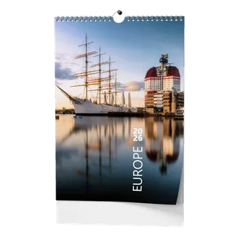 Kalendář Nástěnný kalendář 2026 A3 Evropa