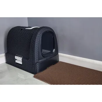 Obraz Max-Dywanik rohožka před kočičí toaletu, 44 cm x 44 cm x 1 cm