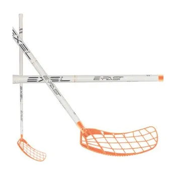 Florbalová hůl Exel E-FAST WHITE 2.3 OVAL SB Florbalová hůl bílá, Levá (levá ruka dole), 103cm (=113cm)
