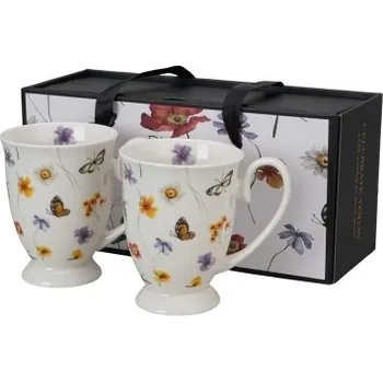 Sada 2 porcelánových hrnků MARGARET 340 ml