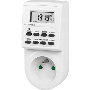 Spínací hodiny ELEKTRONICKÝ ČASOVÝ SPÍNAČ DIGITÁLNÍ LCD ČASOVAČ 7 DNÍ