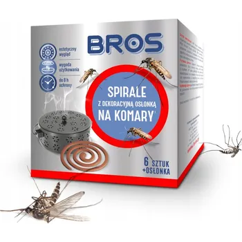 BROS Spirály proti komárům a muchničky s dekorativním krytem