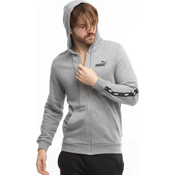 Pánská mikina Pánská mikina Puma ESS+ Tape Full-Zip šedá M