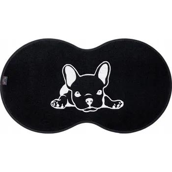 Miska pro psa Textilní podložka pod misku (cestovní) Max-Dywanik černá 1 l