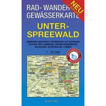 Rad-, Wander- und Gewässerkarte Unterspreewald