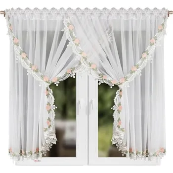 Záclona BytoTex Hotová voálová záclona LG 298, 400x160 cm