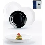 Jídelní sada 18ks ALEXIE BLACK&WHITE