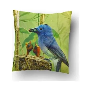 Polštářek Mikroplyš Ptáček