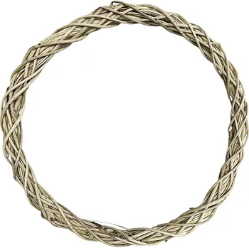 Věnec FLOWERIO Tenký proutěný základ na věnec - korpus 25 cm