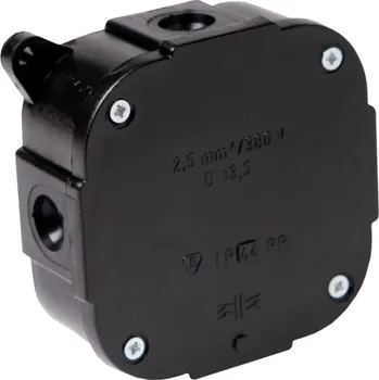 Elektroinstalační krabice Elektroinstalační krabice na omítku Viplast 80 x 80 x 30 mm