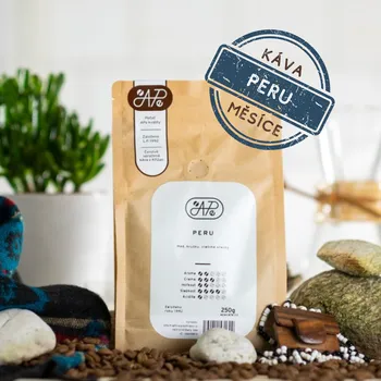 Káva APe Pražírna a balírna Káva Peru SHB Grade 1 Váha: 250g