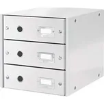 Zásuvkový box "Click&Store", bílá, 3 zásuvky, LEITZ