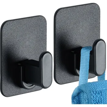 Věšák Háček bez vrtání Vilde černý