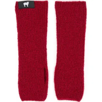 Cyklistické návleky Vlnka Mohérové zimní návleky na ruce Woolee Capsule červená velikost oblečení Uni