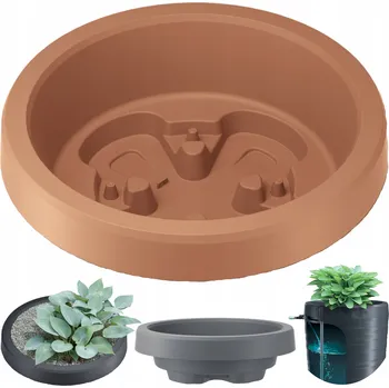 Květináč Plast Květináč oranžová Botle 59,5 cm x 59,5 x 19,2 cm