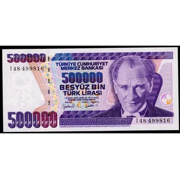 Turecko (P 212a.1) 500 000 Lir 1970 (1997) - UNC H 40 série