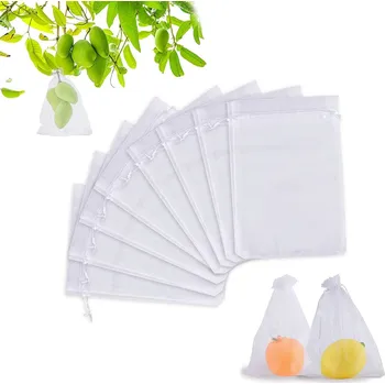 Sáček na potraviny Ochranné sáčky na plody proti ptákům, 100 ks | organzové sáčky - Bílá,20x30cm (100 ks)
